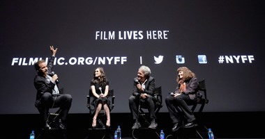 بالصور.. فريق عمل Experimenter بمؤتمره الصحفى بـ"New York Film Festival"