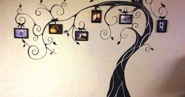 بالصور 10 أفكار ديكور مبتكرة لرسم شجرة العيلة على جدران منزلك