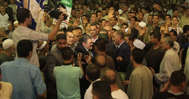 السيد البدوى يشارك فى مؤتمر لدعم مرشح الوفد فى "الصف"