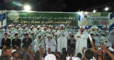 آلاف الصوفيين يختتمون احتفالات رجبية "السيد البدوى" بالذكر والمديح