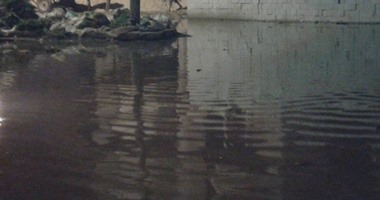 انفجار ماسورة المياه الرئيسية فى شارع مستشفى المنشاوى العام بطنطا