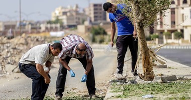 انتقال خبراء المفرقعات لفحص جسم مشتبه فيه بجوار مسجد الحصرى