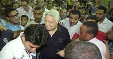 مرتضى منصور يصل مؤتمر نجله بـ"أرض اللواء" لدعمه فى السباق الانتخابى