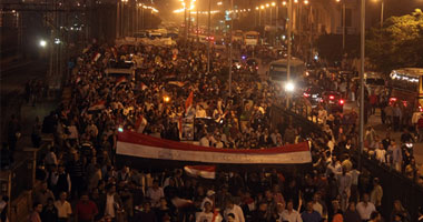 الموكب الجنائزى لتأبين شهداء ماسبيرو يختتم مسيرته بميدان التحرير