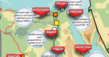 نشطاء على الـ"فيس بوك" ينشرون خريطة فلول المرحلة الأولى فى الانتخابات