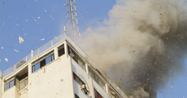 الطيران الإسرائيلى يقصف منزلا فى منطقة أبراج الكرامة غرب غزة