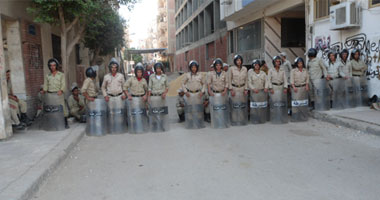 قوات الأمن تفض مظاهرات أهالى قتيل أمام قسم ثانى طنطا