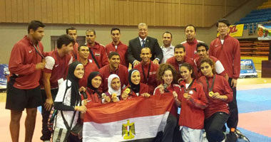 مصر تحصد 14 ميدالية فى ثانى أيام بطولة العالم الشاطئية للتايكوندو