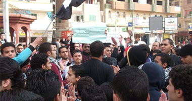  بالصور.. انطلاق المظاهرات المنددة بحكم العسكر فى كفر الشيخ