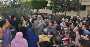 تظاهر "مؤقتو" التربية والتعليم والمرور بكفر الشيخ للمطالب بالتثبيت 