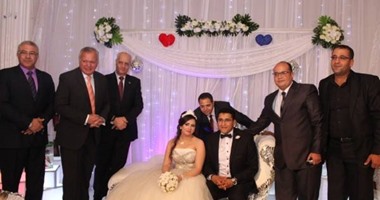 سياسيون وإعلاميون فى حفل زفاف الزميل محمد كمال