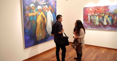 بالصور..قاعة الزمالك للفن تستضيف معرض "المولد" لعماد إبراهيم