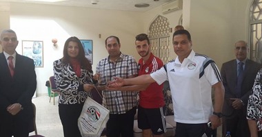 بالصور.. المنتخب الأوليمبى يحتفل بالفوز على عمان فى السفارة المصرية
