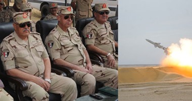 قوات الدفاع الجوى تنفذ رماية بالذخيرة الحية ضمن مناورة "بدر 2014"