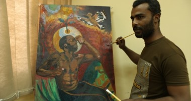 "أسامة القاضى" فنان يُكرس ريشته لتجسيد النوبة وميولها الصوفية