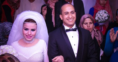 بالصور.. حفل زفاف الزميلين محمود حسين وسمر سلامة