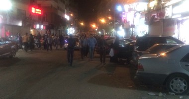 تمركز أمنى بشارع العريش فى الهرم لضمان عدم عودة الباعة الجائلين
