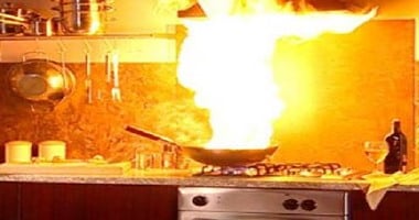 9 خطوات للسيطرة على حريق المطبخ