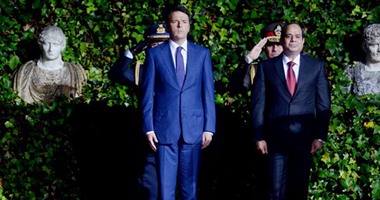 قادة إيطاليا يرسلون ثلاثة خطابات للسيسى للتضامن مع مصر ضد الإرهاب