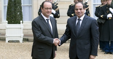 السيسى : الرئيس الفرنسى سيزور مصر فى افتتاح قناة السويس أغسطس المقبل