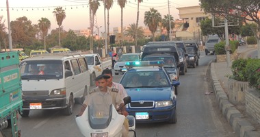 دوريات أمنية بشوارع كفر الشيخ لطمأنة الأهالى قبل 28 نوفمبر