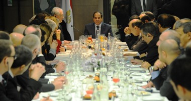 الرئيس السيسى يلتقى أعضاء مجلس أرباب الأعمال الفرنسيين(تحديث)
