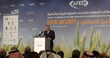 وزير البيئة الأردنى: تحقيق الأمن الغذائى مطلب ذو أهمية استثنائية للعرب