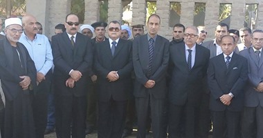 جنازة مهيبة لرقيب الشرطة ضحية الإرهاب بمحافظة الفيوم
