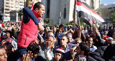 بالفيديو.. مواطنو الإسكندرية يتظاهرون ضد الإرهاب عقب صلاة الجمعة