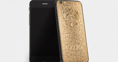 بالفيديو والصور.. نسخة جديدة من هاتف آى فون 6 محفورة بالذهب