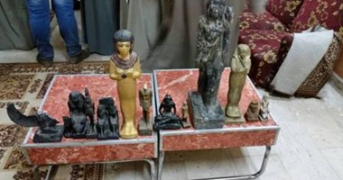 تجديد حبس تاجر أثار متورط فى قتل رجل أعمال وحيازة 11 تمثالا فرعونيا بالجيزة