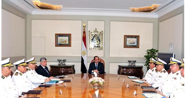 السيسى:مصر تواجه تحديات تستهدف وجودها ويجب تكثيف استراتيجيات الأمن