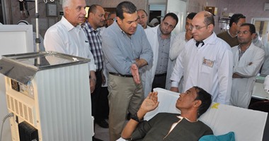 بالصور.. جولة مفاجئة لمحافظ أسيوط على مستشفى ساحل سليم