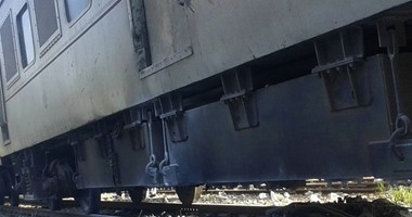 توقف حركة السكة الحديد بعد اصطدام قطار بدراجتين بخاريتين بسوهاج