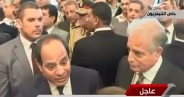 الرئيس السيسى يصل القاهرة بعد جولة تفقدية بمطار شرم الشيخ