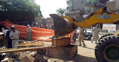 أمن الإسكندرية تواصل حملاتها لإزالة تعديات مصرف ناصر وتزيل 37 حالة تعد
