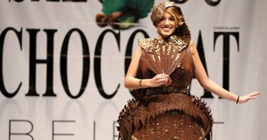 بالصور.. مجموعة أزياء من الشيوكولاتة للمصمم اللبنانى "عابد محفوظ"