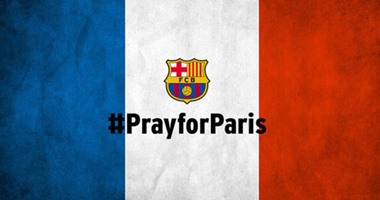 برشلونة "يُنكس" أعلامه ويُعلن الحداد تضامناً مع ضحايا هجمات باريس