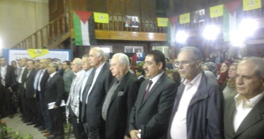 بدء فعالية إحياء ذكرى استشهاد الرئيس الفلسطينى ياسر عرفات بـ"التجمع"