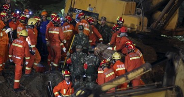ارتفاع حصيلة ضحايا انهيار أرضى شرق الصين لـ 21 قتيلا