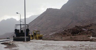 طقس غير مستقر فى جنوب سيناء وانتظام حركة الملاحة بالموانئ