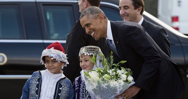 بالصور.. الرئيس الأمريكى يصل إلى تركيا للمشاركة فى قمة العشرين