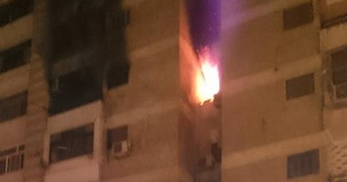 السيطرة على حريق ضخم داخل برج سكنى بالسويس دون خسائر بشرية