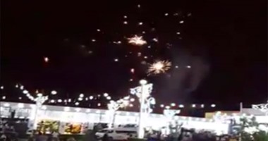 بالفيديو.. الألعاب النارية تزين سماء "شرم الشيخ" قبل حفل "تينا"