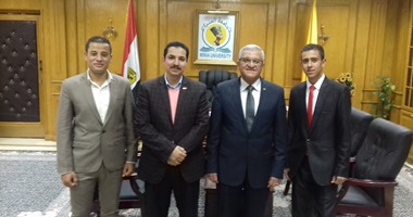 مهند العرينى رئيساً لاتحاد طلاب جامعة المنيا.. وحسام حسن نائباً