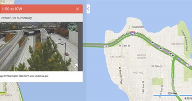 مايكروسوفت تطلق تحديثًا جديدًا لخرائط بينج لتجنب الطرق المزدحمة