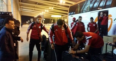 بالصور.. وصول المنتخب الأولمبى لمطار القاهرة استعدادا للسفر للسنغال