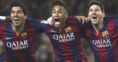 ميسي ونيمار وسواريز يقودون هجوم برشلونة أمام فالنسيا بالليجا