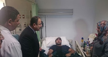 خلال زيارته مصابى "انفجار الهرم".. وزير الداخلية: نضحى من أجل حماية الوطن