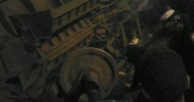 توقف حركة قطارات الإسكندرية مطروح نتيجة انقلاب عربة قطار محملة غلال